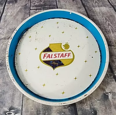 Vintage Falstaff Beer Metal Serving Tray 13 Inch • $24.99