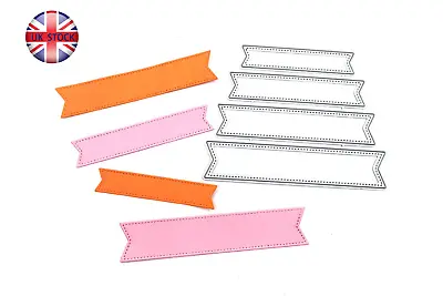 4pcs Dialog Banner Decoration Metal Cutting Die Embossing Scrapbooking Craft • £3.69