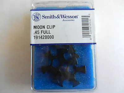 Smith And Wesson Full Moon Clips;  4 Clips;  Holds 6 Rounds Of 45 ACP;  19142 • $17.95