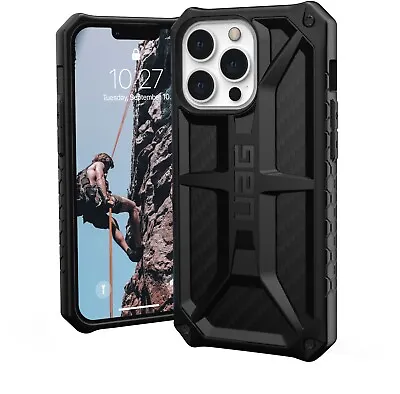 $18.47 • Buy UAG - Monarch Series Case For IPhone 13 Pro - Carbon Fiber - O.B.