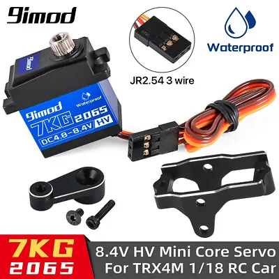 9IMOD 7kg 2065 Mini Servo Waterproof Metal Gear With Horn For TRX4M 1/18 RC Car • $33.36