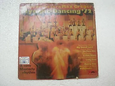 MAX GREGER OLYMPIA DANCING 72  RARE LP RECORD Vinyl  INDIA INDIAN VG+ • $298