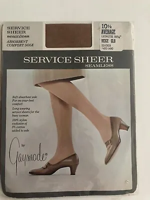 Vintage Gaymode Service Sheer Seamless Stockings • $22