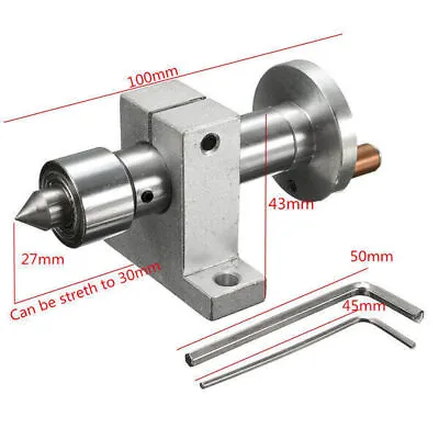 Double Bearing Live Center Revolving Centre DIY Accessories For Mini Lathe • £18.79