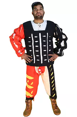 Joerg Landsknecht Doublet SET Woolan Renaissance Plane Gothic Pirate Cosplay • $150