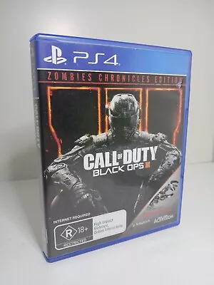 Call Of Duty: Black Ops III (Sony PlayStation 3 2015) PAL PS4 AUS  • $0.99