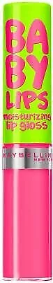 Maybelline New York Baby Lips Moisturizing Lip Gloss Fab & Fuchsia 0.18 Oz • $12