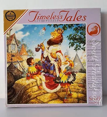 Falcon Timeless Tales 'Old King Cole' Scott Gustafson 625 Pce Jigsaw Rare • £6.99