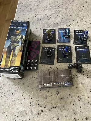 Halo Action Clix Figures  Map  CardsDice & Instructions • £10