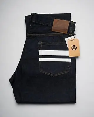 Momotaro 12.5oz Jacquard Selvedge Jeans Indigo Slim Straight Fit MJE2020M23 36 • $233.71