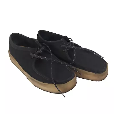 Clarks Original Wallabee Cup Black Mule Men's Shoes Size UK 11 • £55