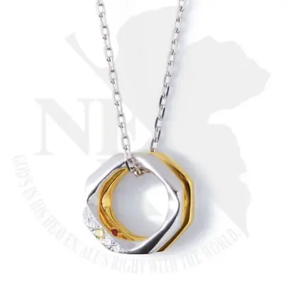$226.90 • Buy EVANGELION X THE KISS Unit 00 Silver Necklace EVSN-13 Rei Ayanami A.T.field Gift