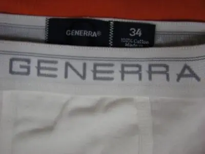 Vintage Underwear GENERA White Men's Fly Front Brief Size 34 • $29