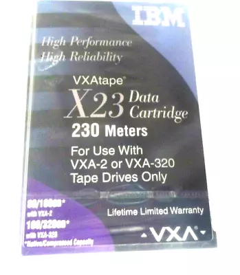 IBM High Performance High Reliability VXAtape X23 Data Cartridge • $29.99