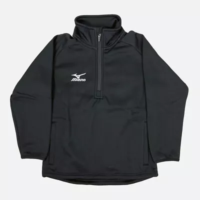 Mizuno Mens Adults Yumi Pullover Tech Fleece Black • $44.19