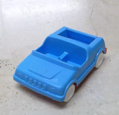 Playskool 1-2-3 Sesame Street Playset REPLACEMENT CAR Truck Blue Vintage 1980s • $12.99