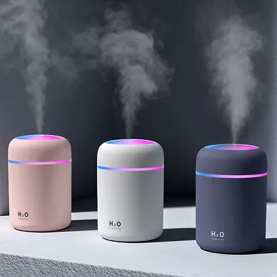 $10.99 • Buy 300ml Air Humidifier USB Aroma Essential Oil Diffuser Cool Mist Maker Purifier