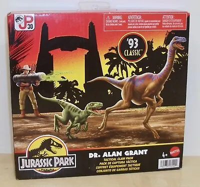 Jurassic Park - Dr. Alan Grant Action Figure W/ Tactical Claw Pack **Brand New** • £39.99