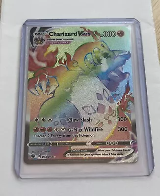Pokémon TCG Charizard VMAX Champions Path 074/073 Holo Secret Rare • $140