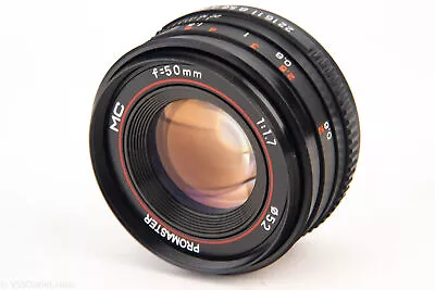 K Mount Promaster MC 50mm F/1.7 Standard Prime MF Lens Vintage V23 • $35.99