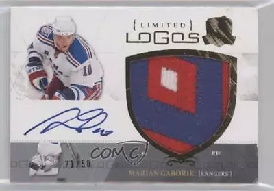 2010-11 Upper Deck The Cup Limited Logos Auto /50 Marian Gaborik #LL-MG Auto • $92.54