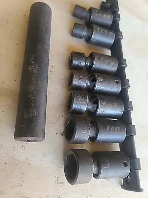 🔥 VTG MAC SWIVEL Socket SET Impact Tool 6 POINT  Mechanics Auto 3/8  • $250