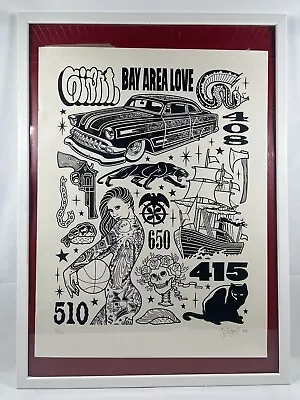 Mike Giant Bay Area Love Signed 18x24” Poster Print 2020 73/150 • $129.99