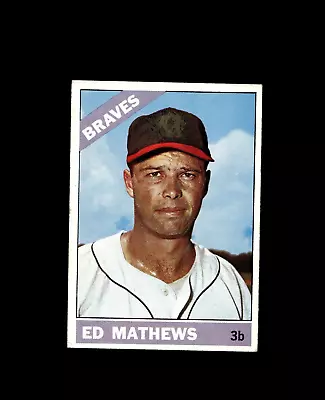 1966 Topps Ed Eddie Matthews #200 Braves • $11.99