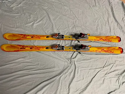 K2 BURNIN' LOVE T:Nine T9 Women's Downhill Skis 167cm Marker MOD 11.0 Bindings • $159.99