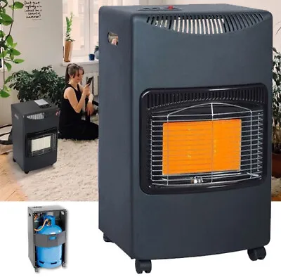 4.2kw Calor Gas Portable Cabinet Heater Home Office Butane With Regulator & Hose • £69.99