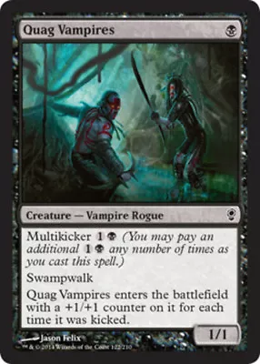 4 Quag Vampires NM-Mint Conspiracy Black C Mtg SPARROW MAGIC 4x X4 • $1.89