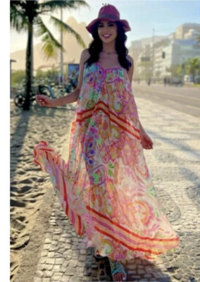 £35 • Buy Zara LONG PRINTED  DRESS SIZE L BNWT