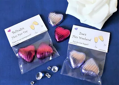 £1.25 • Buy Personalised Chocolate Favours - Hen Party / Hen Night / Hen Weekend / Spa Day
