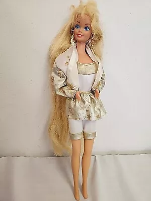 VTG HOLLYWOOD HAIR Barbie Doll 1992 In Original Outfit Long Bonde Hair • $24.95