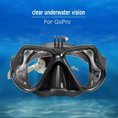 Camera Mount Diving Mask Oceanic Scuba Snorkel Swimming Goggles Glasses F/ GoPro • $24.98