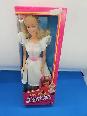 My First Barbie Doll 1984 Mattel 1875 Nrfb  • $35