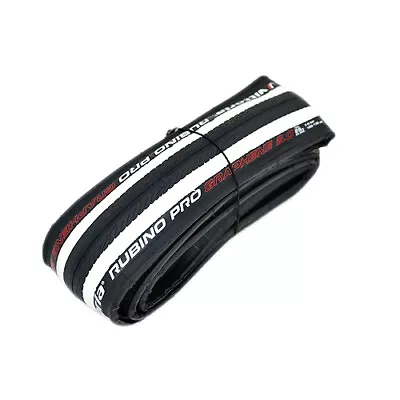 Vittoria Rubino Pro IV G2.0 GRAPHENE Clincher Tire 700x25C  White/Black • $54