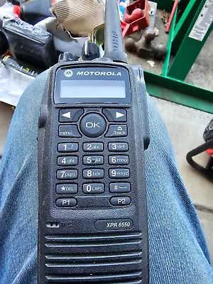 Motorola XPR 6550 Moto-Trbo Digital Portable Two-Way Radio • $100