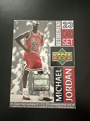 Michael Jordan Upper Deck Official Retirement Boxed Set 1999 • $20