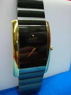 Early Movado Eliro Black Gold Watch - Stunning Condition • $895