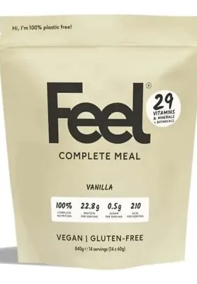 Feel Complete Meal 840g High Protein Vegan Friendly Gluten Free Vanilla  • £13.50