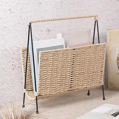 Magazine Rack Magazine Rack Decoration Versatile 14  X 2  X 14  Home Office • £18.02