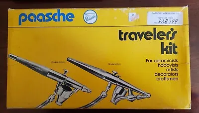 Paasche Traveler's Kit Air Brush Unused New Old Stock • $69.95