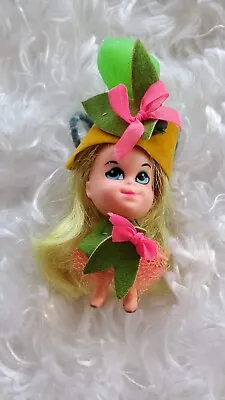 VINTAGE LUCIOUS LIME MATTEL LIDDLE KIDDLES KOLA KIDDLE SODA POP DOLL W/ OUTFIT • $15