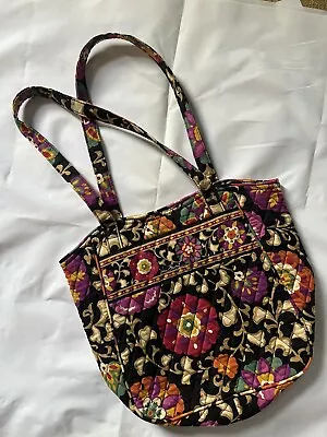 Vera Bradley Suzani Holiday Tote Shoulder Bag Purse Medium Handbag • $24.97