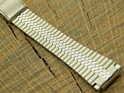 Speidel Vintage Sliding Clasp Stainless Steel 9mm-12mm NOS Unused Watch Band • $29