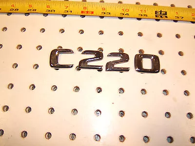 Mercedes W202 C220 Sedan Rear Deck Lid C220 PLASTIC OEM 1 Emblem C220 • $22