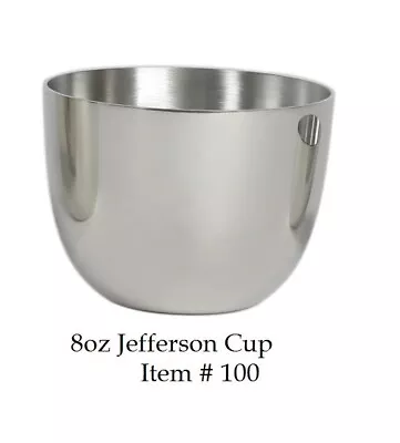 Pewter Jefferson Cup 8oz Handcrafted In VA USA • $38