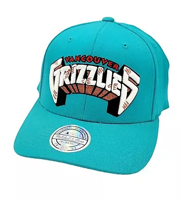 Vancouver Grizzlies Mitchell & Ness HWC 110 Flexfit Adjustable Snapback Hat Cap • $21.95