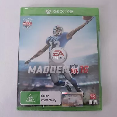 Madden NFL16 XBox One XB1 Microsoft Game New Sealed Free Post • $24